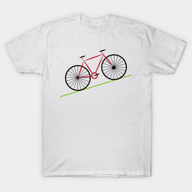 Bicycle T-Shirt by alfadesigns